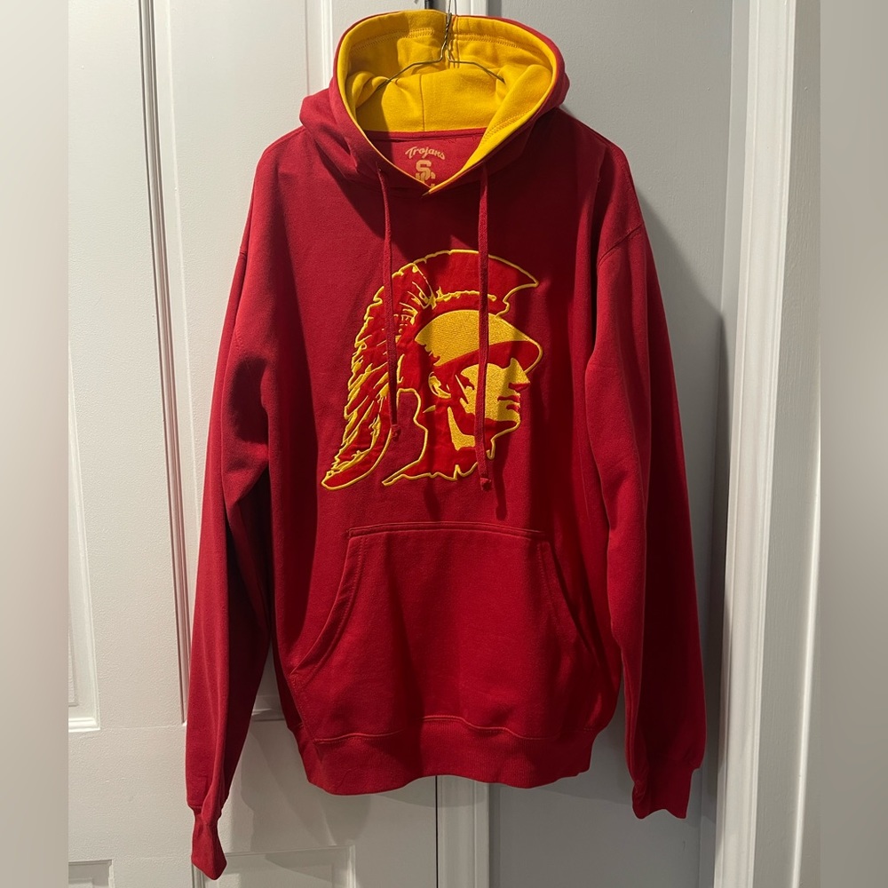 USC TROJANS Appliquéd Authentic Sweatshirt Hoodie